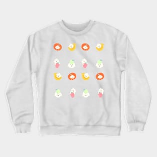 Fruit Dog Pattern Crewneck Sweatshirt